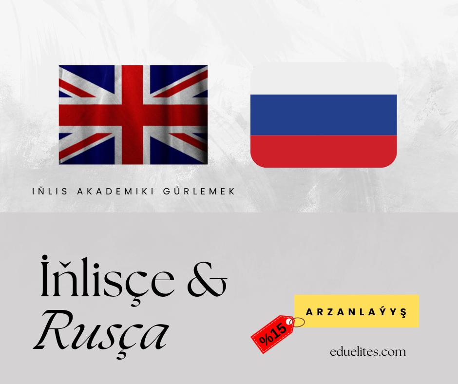 RUSÇA GÜRLEÝÄNLER ÜÇİN İNLİS DİLİ KURSY